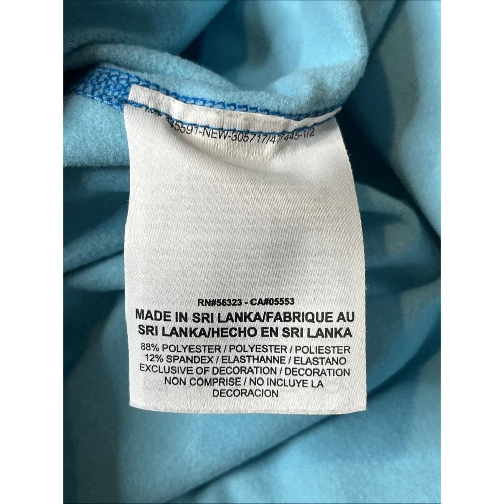 Nike Pro Kids Blue Long Sleeve Compression Top Shirt Size Small